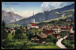 AK Kerns, Ortsansicht mit Stanserhorn