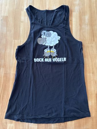 Shirt Ärmellos Gr. L / Bock auf Vögeln