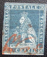 Toskana Altitalien Kat. 7y gest. 1853 Kat. 120 Euro