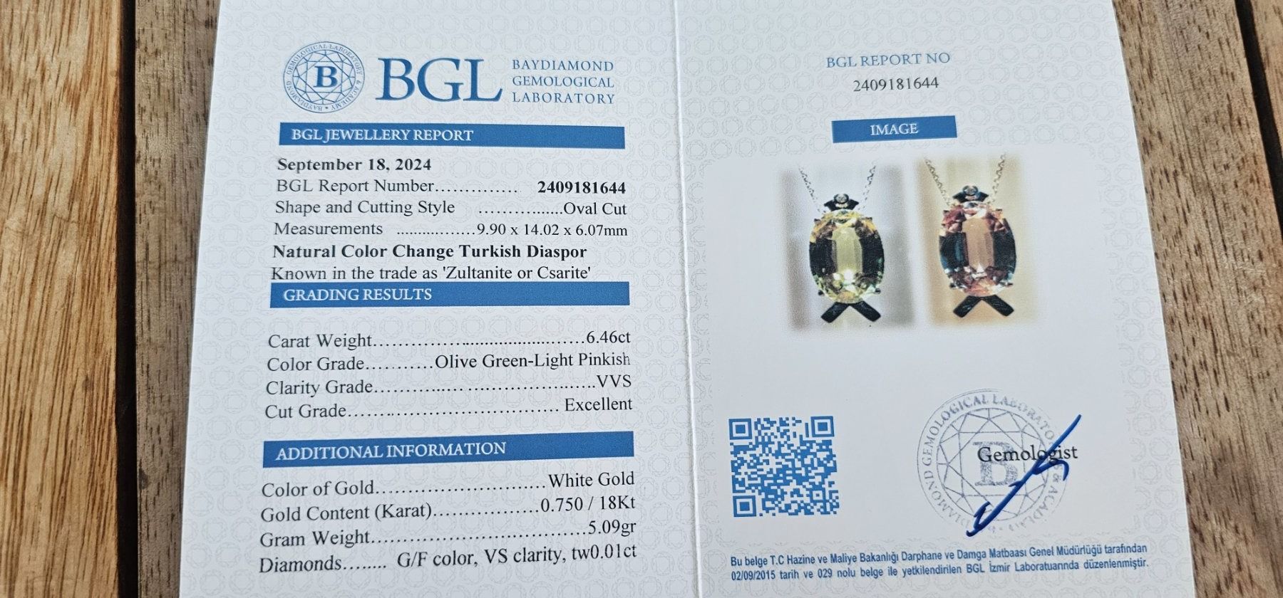 Ketten: Zertifizierte Diaspora, Csarit kette mit Diamant – Neu (gemäss Beschreibung) aus Wolhusen von toni079 6