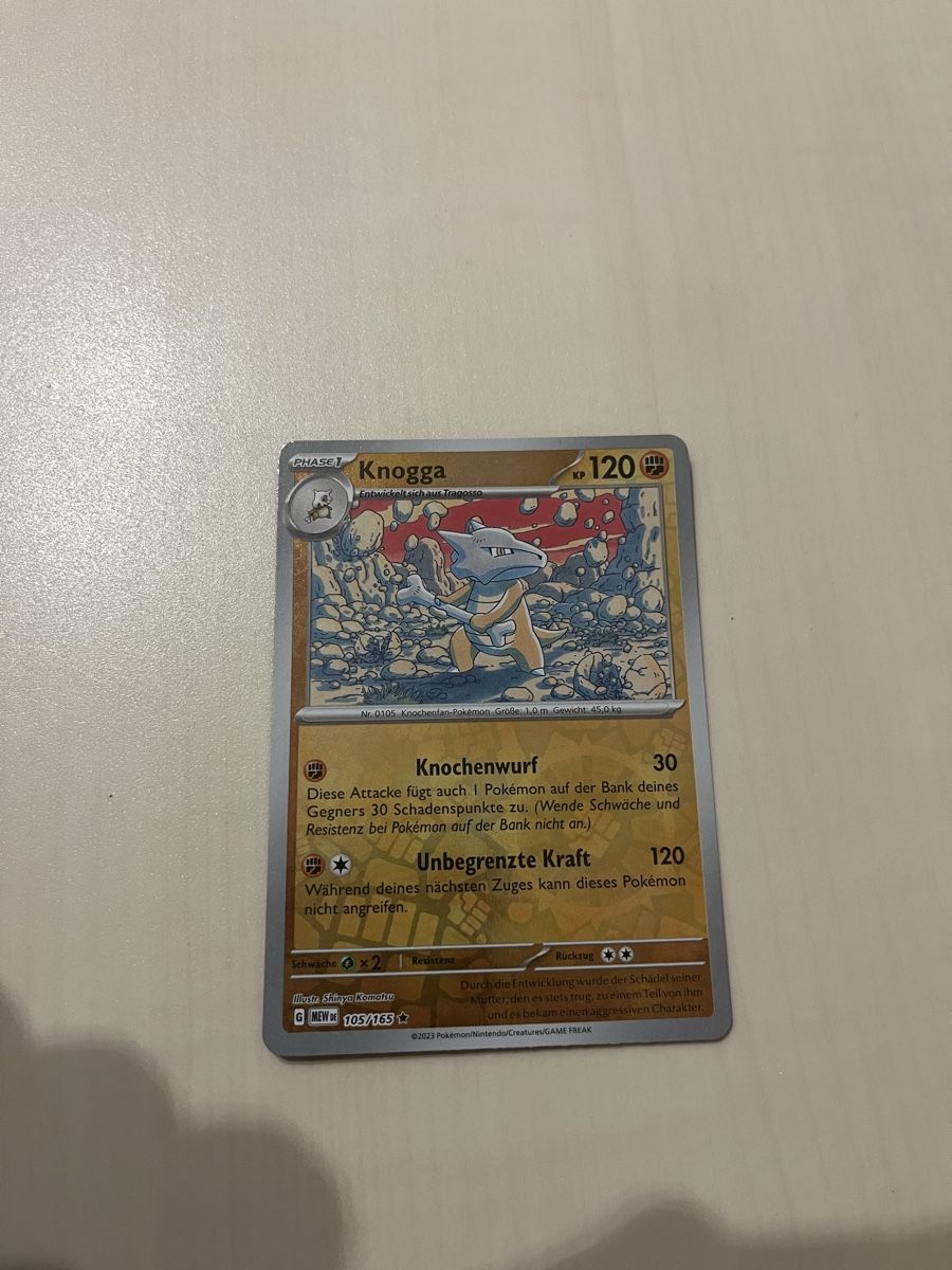 Cartoline: Knogga MEW 105 Reverse Holo DE – Nuovo (secondo la descrizione) da Aarburg venduto da Barnetta07