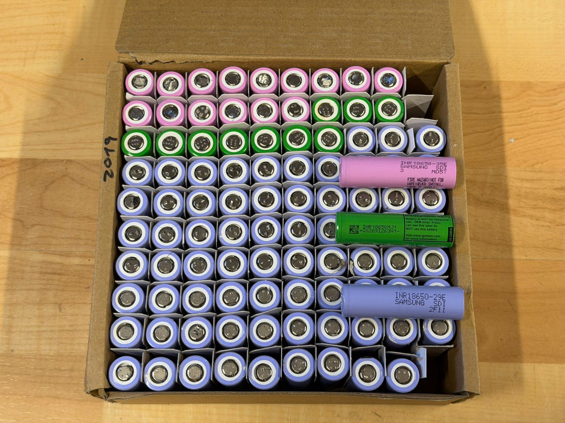 Samsung Batterie: 100x Samsung 29E 18650 Zellen – Usato da Aristau venduto da SwissVolts_Akkus 1