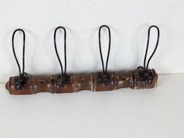 Garderobenleiste Holz/Metall zum Aufbereiten