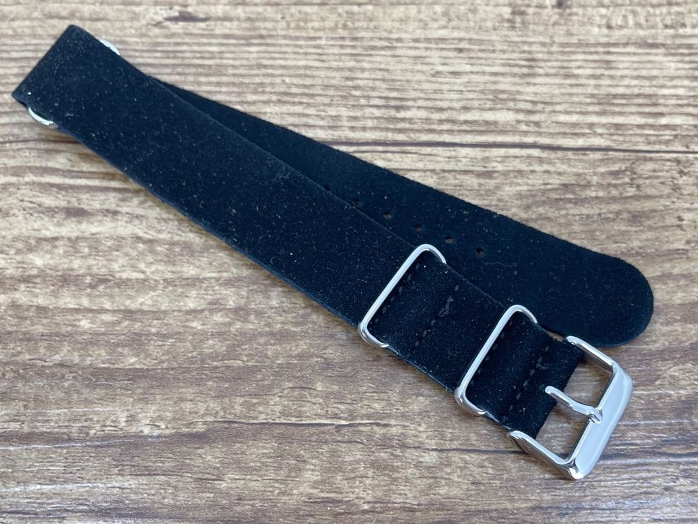 Nato Leder Uhrenarmband 20mm 2