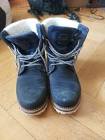 Winterschuhe von LANDROVER, Grösse 40, dunkelblau, Echtleder