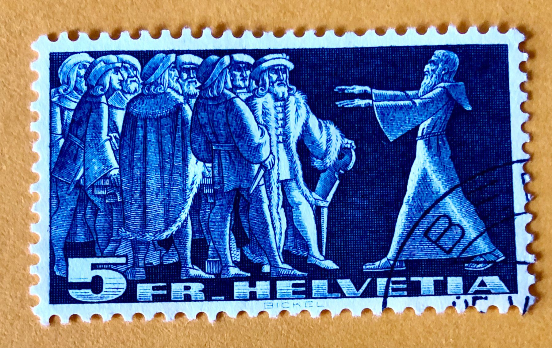 Tutti i francobolli: Nr.217 GESTEMPELT Tagsatzung zu Stans 1938   – Usato da Aarau venduto da Billa007
