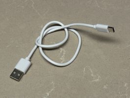 🔌🔋 100cm USB-C Kabel laden iPhone Android weiss Ladekabel