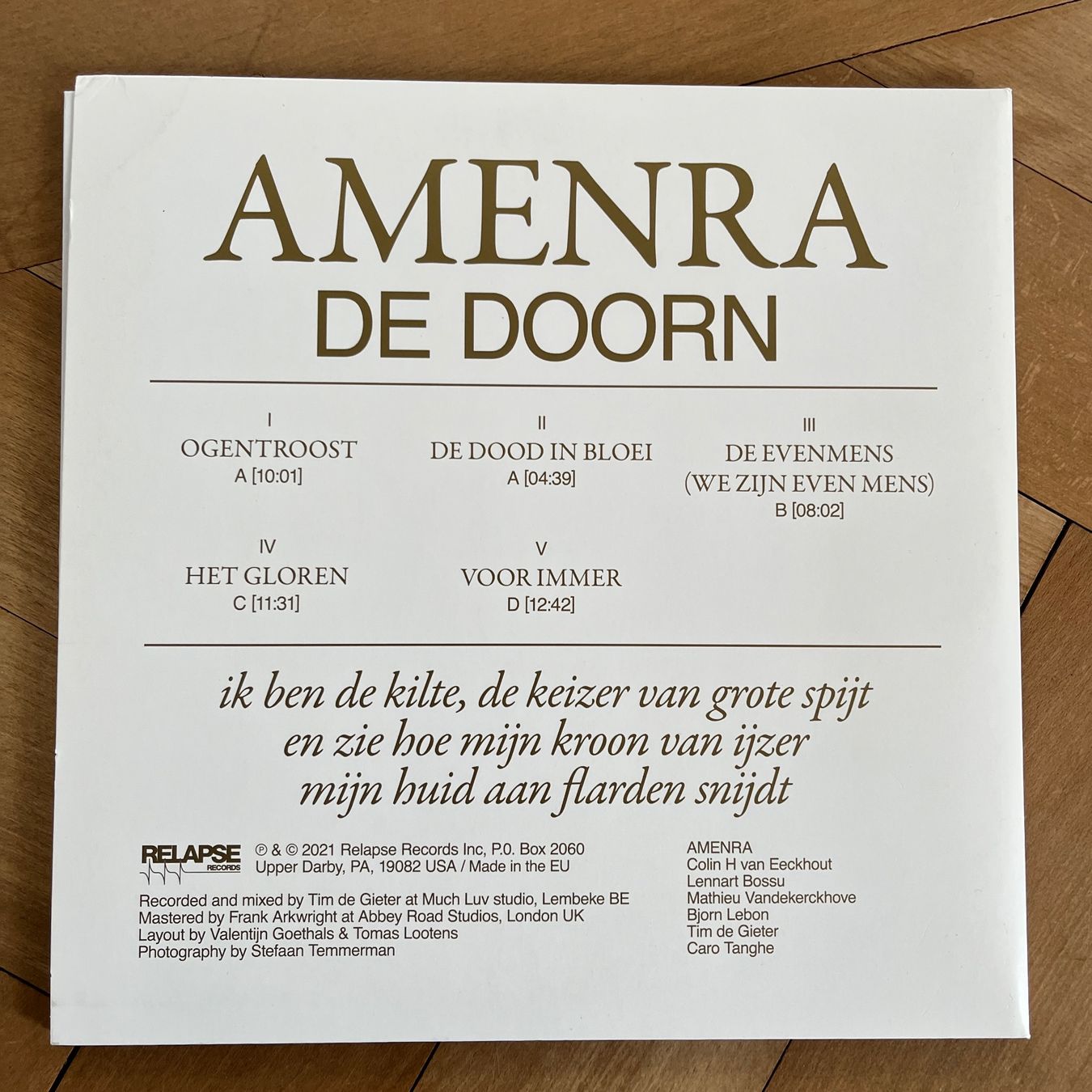 Dischi in vinile: Amenra - De Doorn - Vinyl LP – Usato da Lenzburg venduto da sch_lml8 1