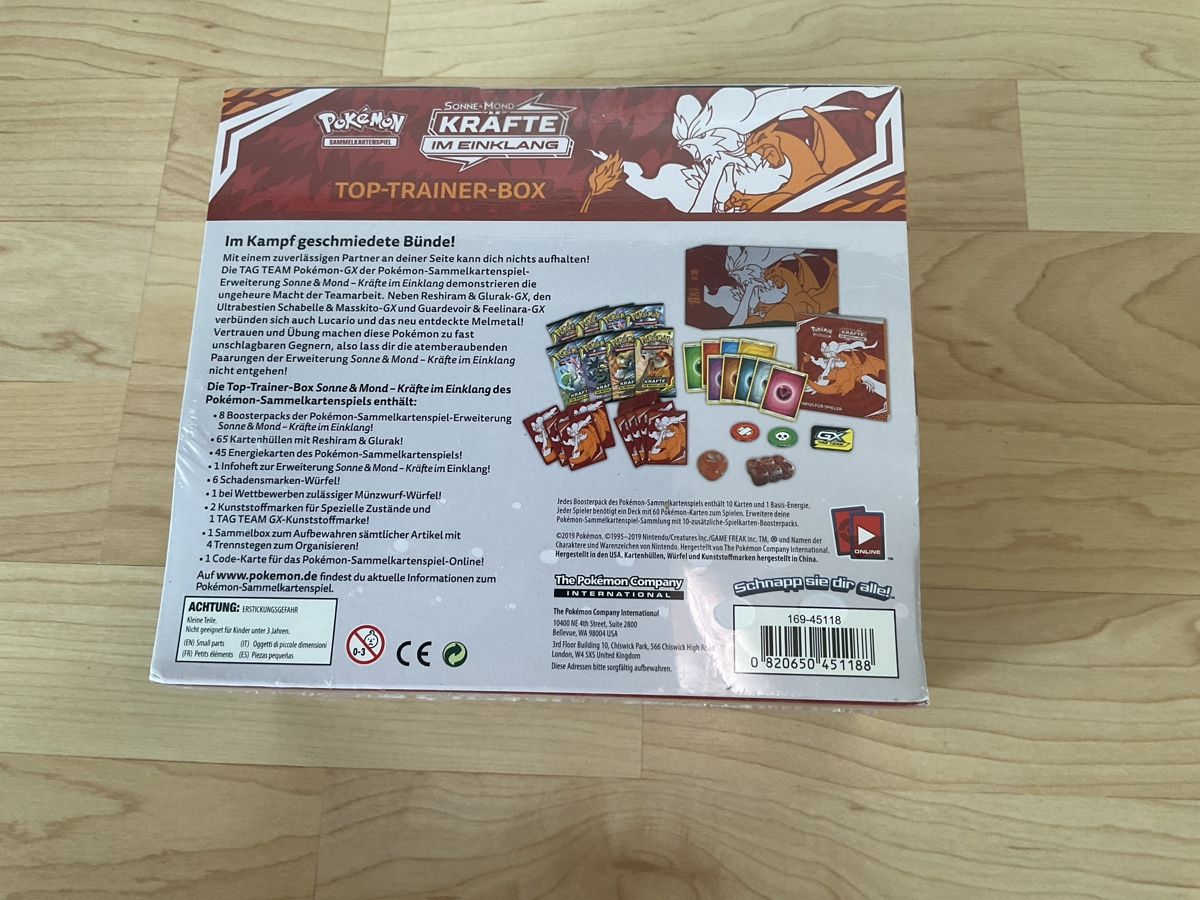 Pokémon Carte collezionabili: Pokémon Sonne & Mond - Kräfte im Einklang Trainer Box! – Nuovo (secondo la descrizione) da Unterägeri venduto da Jason11111 1