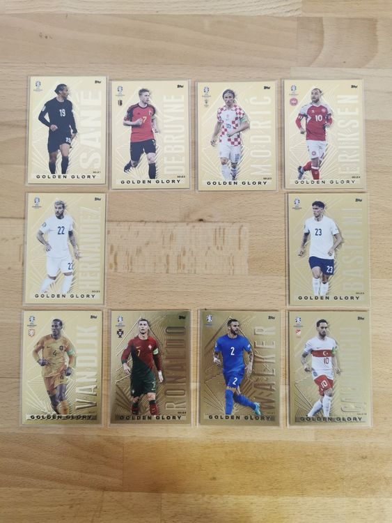 Carte Topps Match Attax – UEFA EURO 2024 Germany – Golden Glory Limited Edition Numerotée