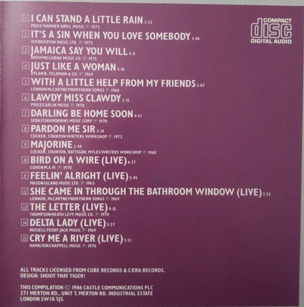 CD: Joe Cocker – The Collection - Vergriffen - b – Usato da Brittnau venduto da Zibu 4