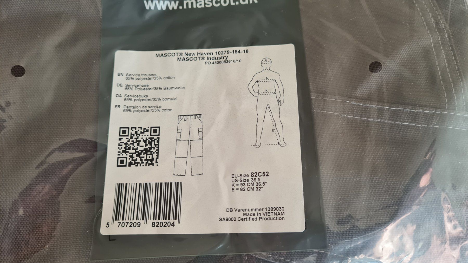 Pantaloni: Mascot New Haven C52 grau – Nuovo e nell'imballaggio originale da Lustmühle venduto da Opossum82 2