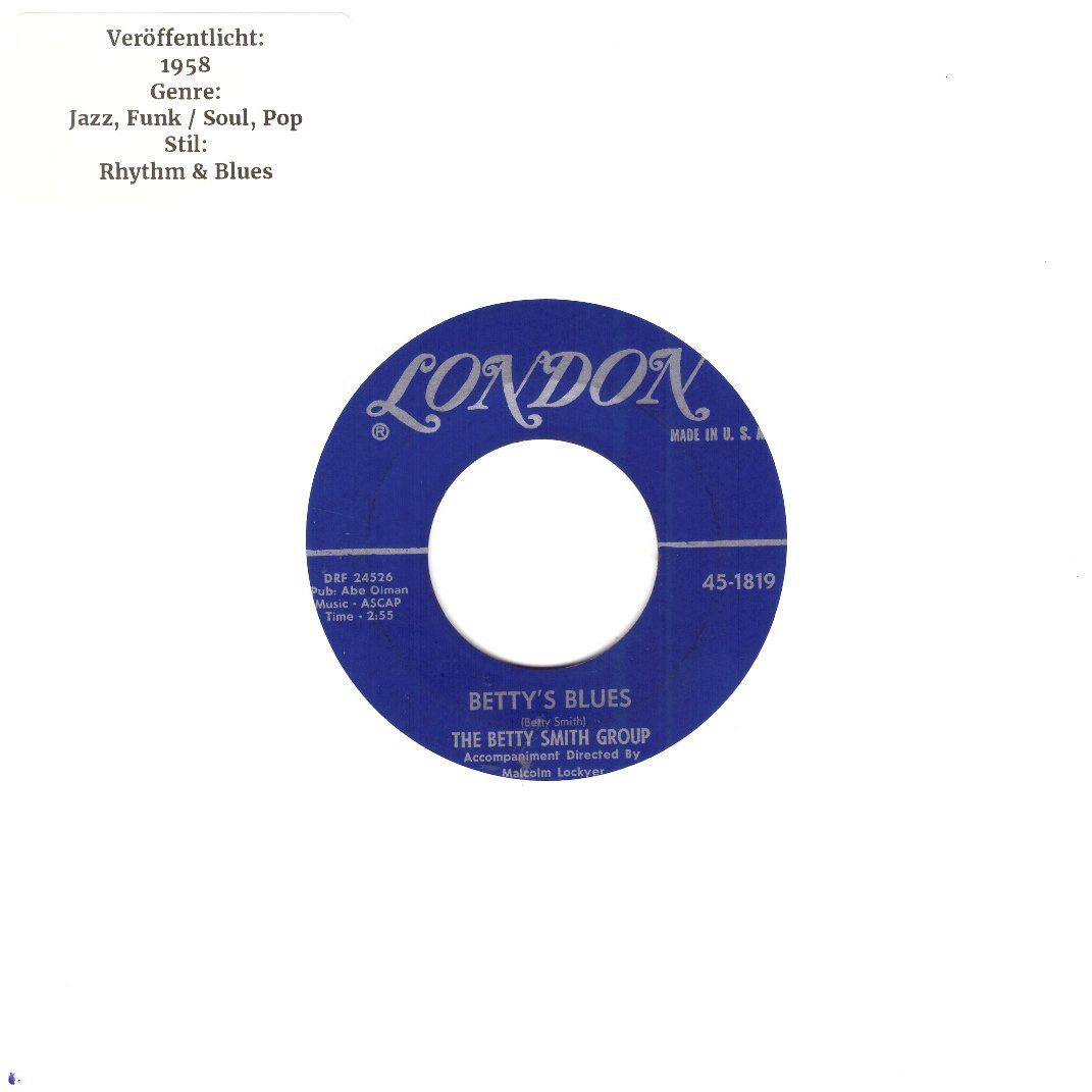 Dischi in vinile: THE BETTY SMITH GROUP – Usato da Bassersdorf venduto da house-of-vinyl