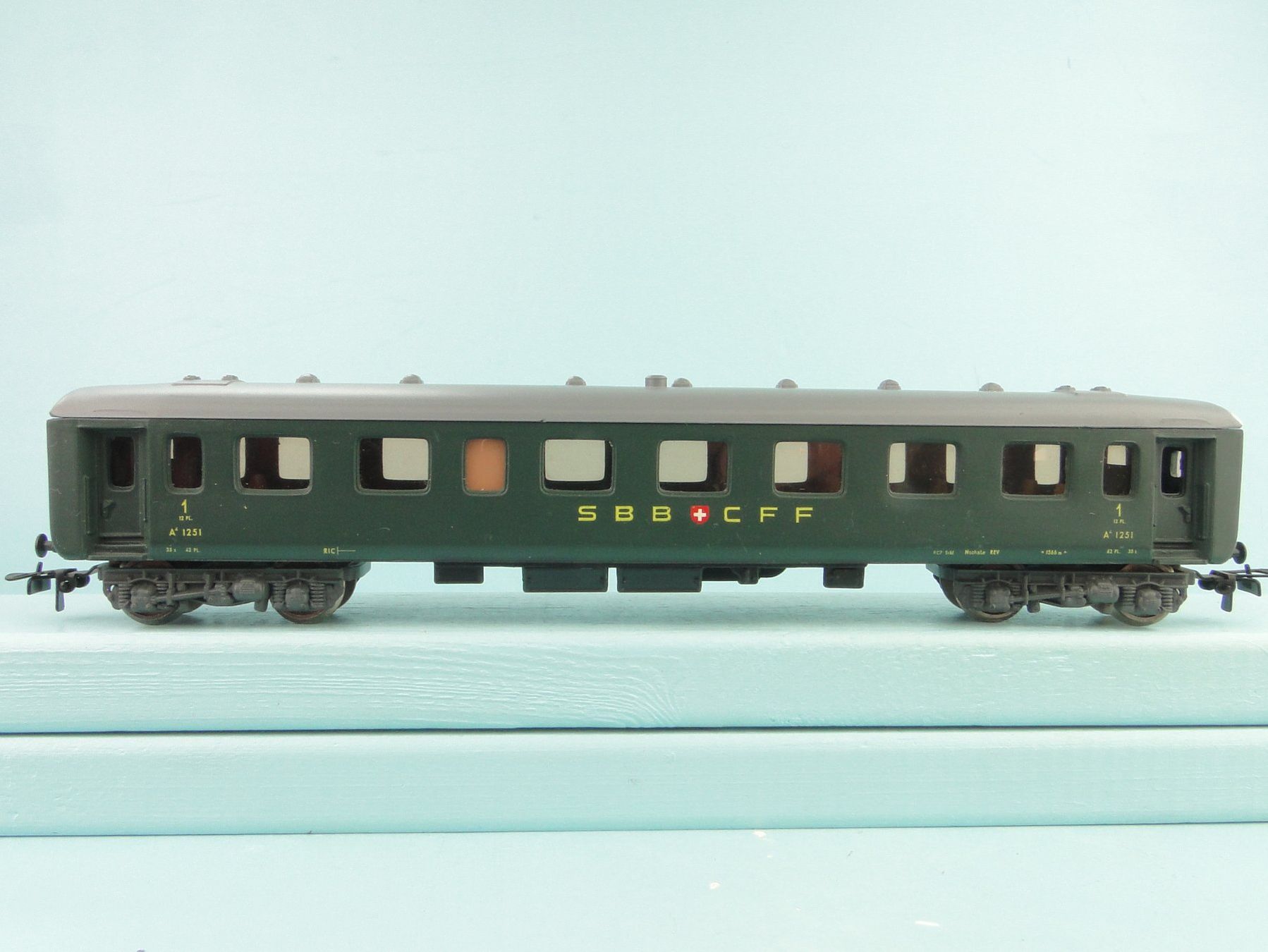Pocher Modellini di ferrovie: Pocher H0 SBBA5  1 Klasse, AC – Usato da Bülach venduto da cann11 1