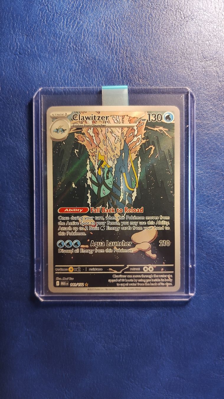 Pokémon Carte collezionabili: Clawitzer 141 / 132 Mega Evolution Illustration Rare 🦀 – Nuovo (secondo la descrizione) da St-Saphorin-Lavaux venduto da Mercimaisnon