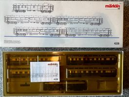 Märklin 4228 Wagen-Set Rheingold DRG H0 AC 5 voitures