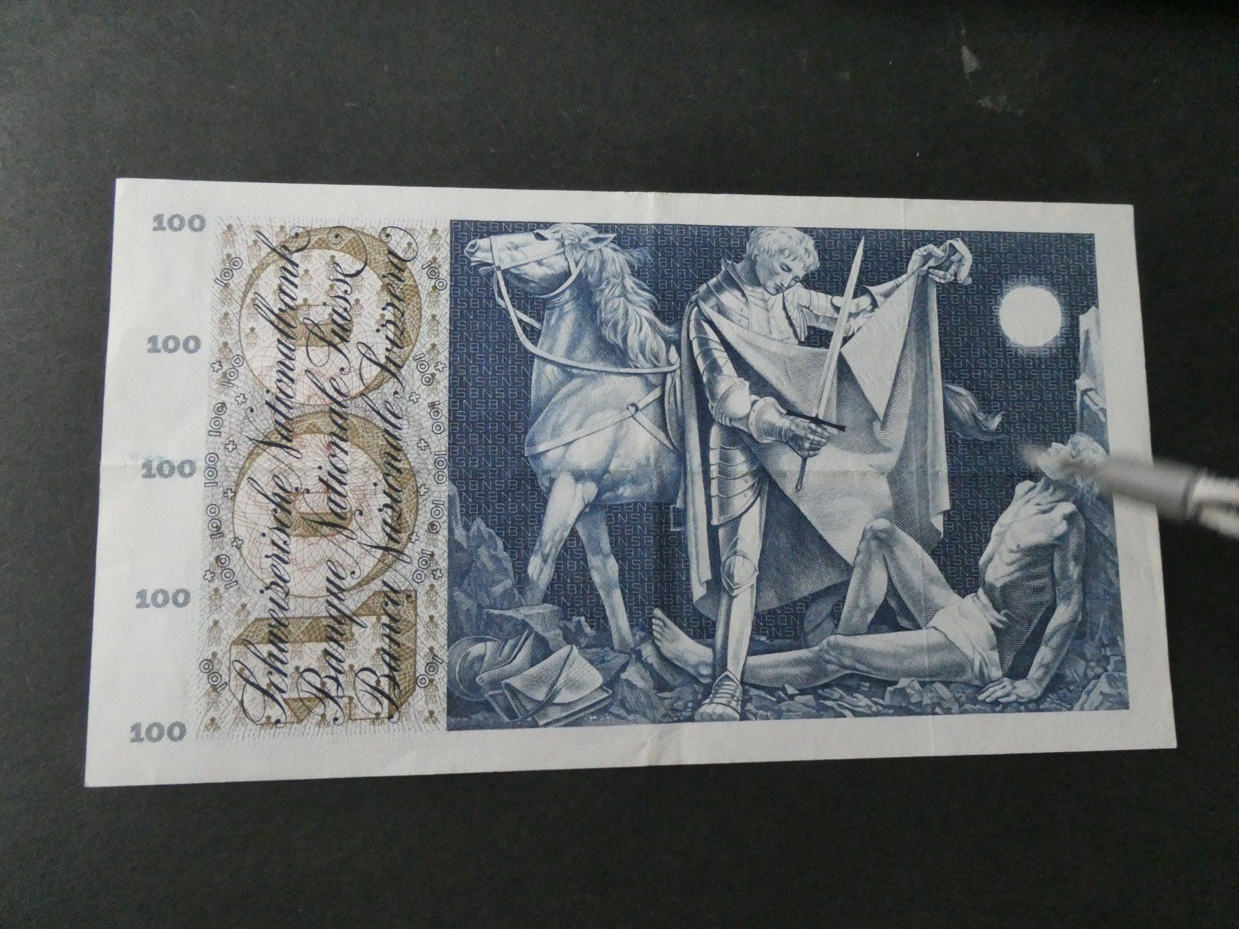 Banconote: Schweiz 1969, 100 Franken – Usato da Hinterforst venduto da rohusri 1