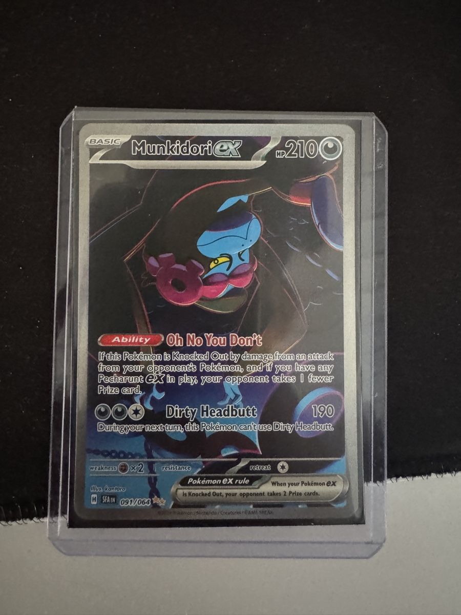 Pokémon Sammelbilder & Trading cards: Munkidori ex (super rare) – Neu (gemäss Beschreibung) aus Düdingen von noe_59gg