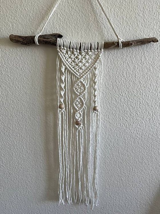 Décoration Murale Macramé Arc-en-ciel - Tissée Main En Coton, 20x30 Cm - Style Bohème Pour Chambre D'enfant, Salon, Chambre à Coucher