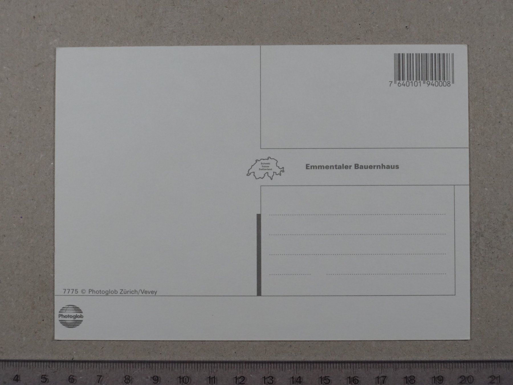 Cartoline postali: Emmental, Bern, Emmentaler Bauernhaus – Usato da Lenzburg venduto da fh1 1