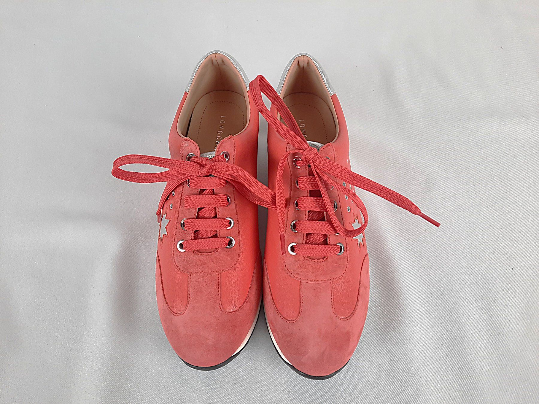 Longchamp Damenschuhe: LONGCHAMP Sneaker rot – Neu (gemäss Beschreibung) aus Beinwil am See von Restwert_Beinwil
