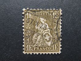 1864 Nr. 36a mit Vollstempel ST. GALLEN