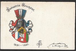 Studentenverbindung Industria Neuchâtel Jubiläum 1921
