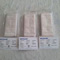 Metalor 3 mal 1 kg Silberbarren 999.0 -Top Zustand - Schweiz