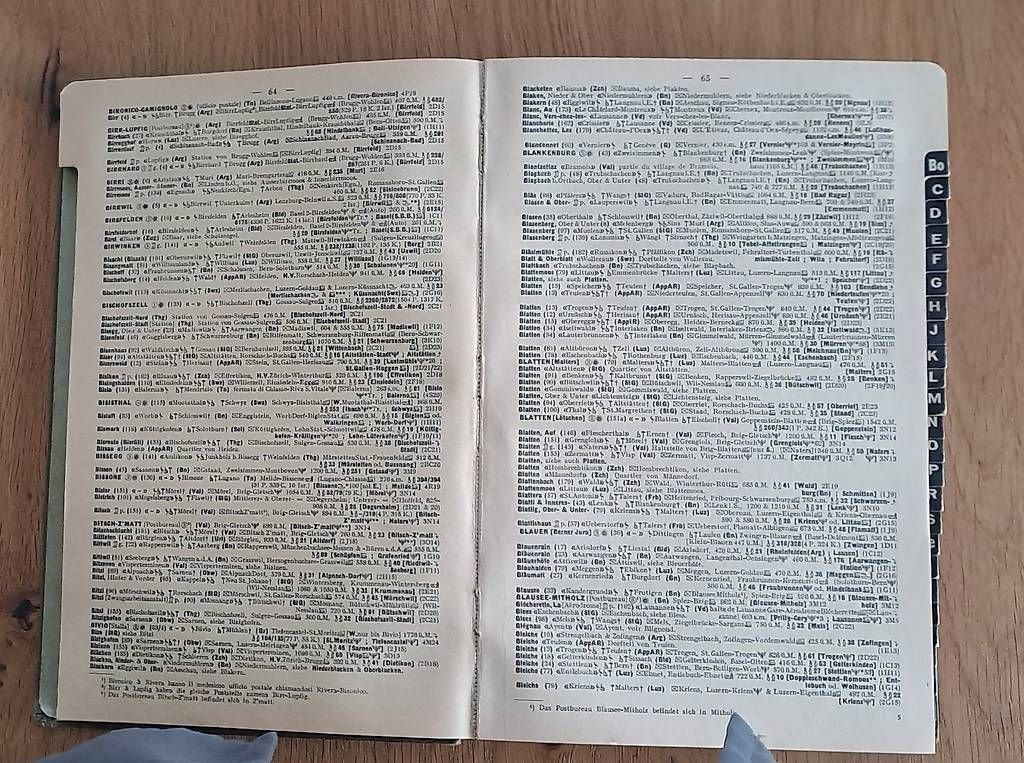 Libri: Orts-Lexikon mit Verkehrtskarte "Ausgabe 1940" – Usato da Untersiggenthal venduto da Myrthamw 1