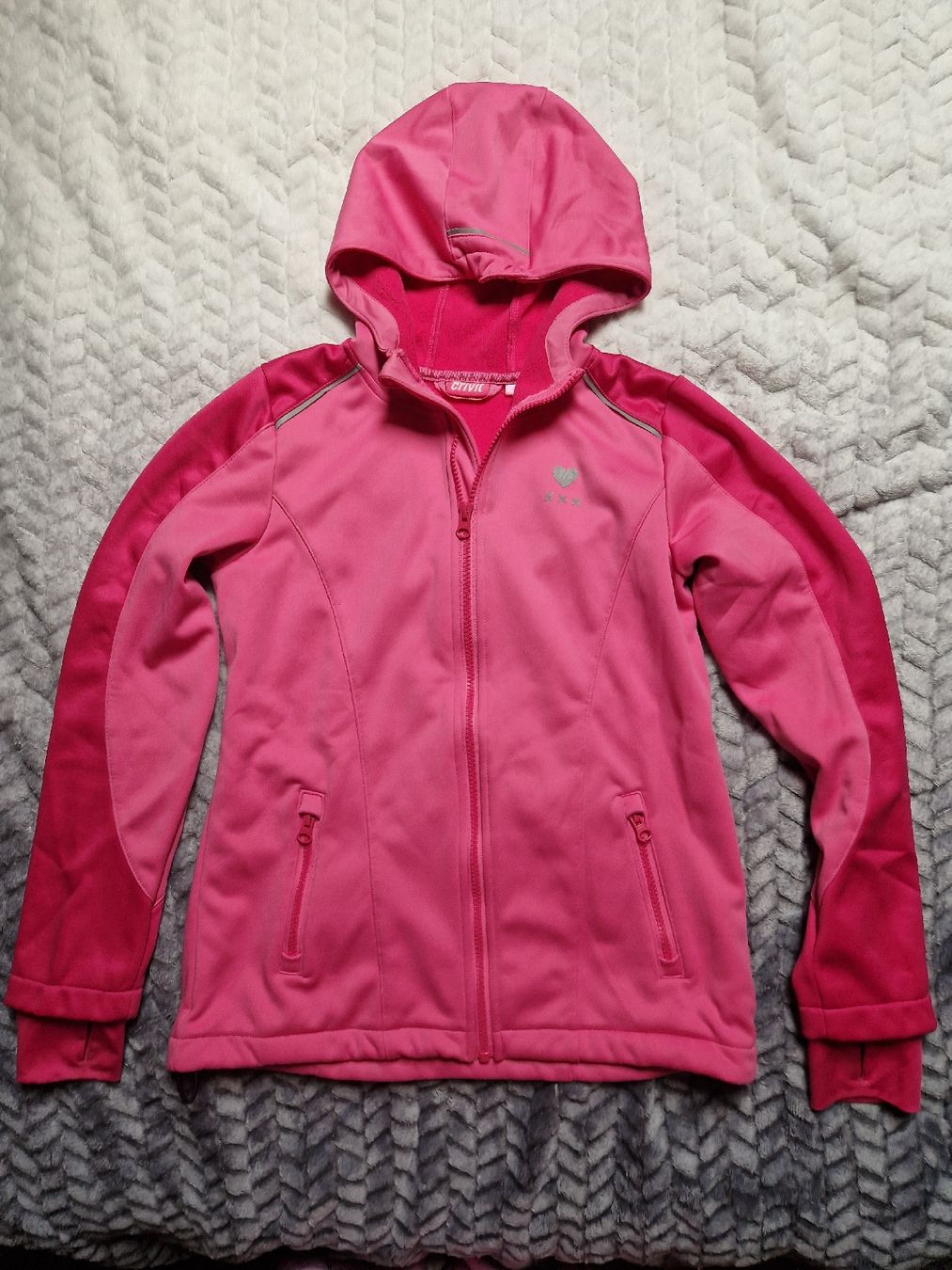 Vestes & Manteaux: CIVIL Softshelljacke Mädchen pink Gr. 146/152 – D'occasion à Mellingen par BiBi.16