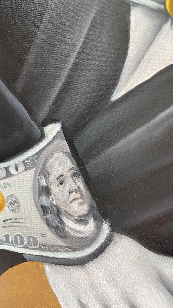 Dipinti: Dagobert mit Dollar und Bitcoin - Scrooge – Nuovo (secondo la descrizione) da Buchs SG venduto da ViccaArt 2