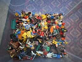 Playmobil Konvolut Ritter / Tierpark / Indianer & Cowboys