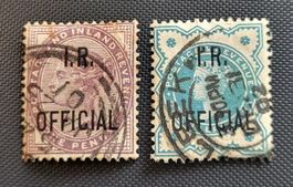 Grossbritannien IR Official briefmarke
