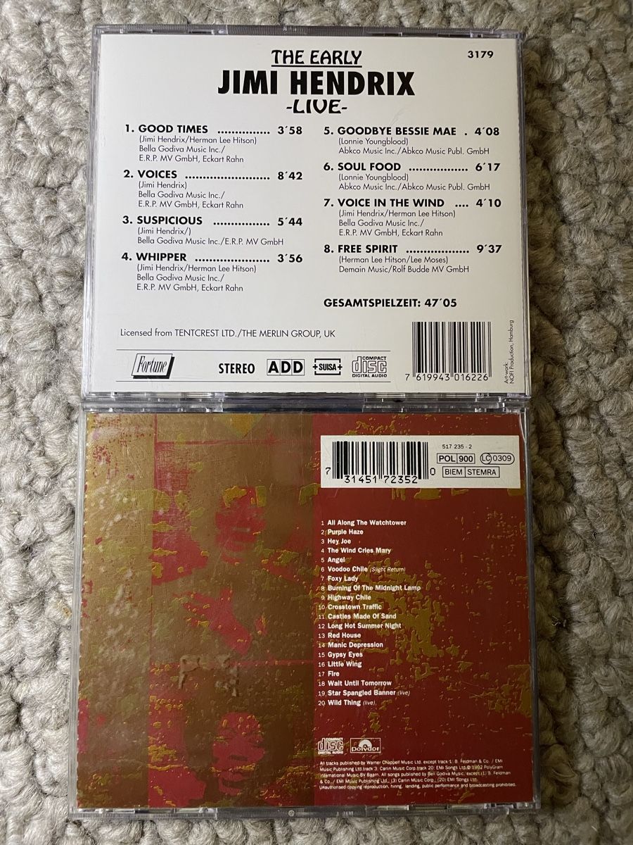 CD: 2x Jimi Hendrix  – Usato da Reinach AG venduto da trigger7811 2