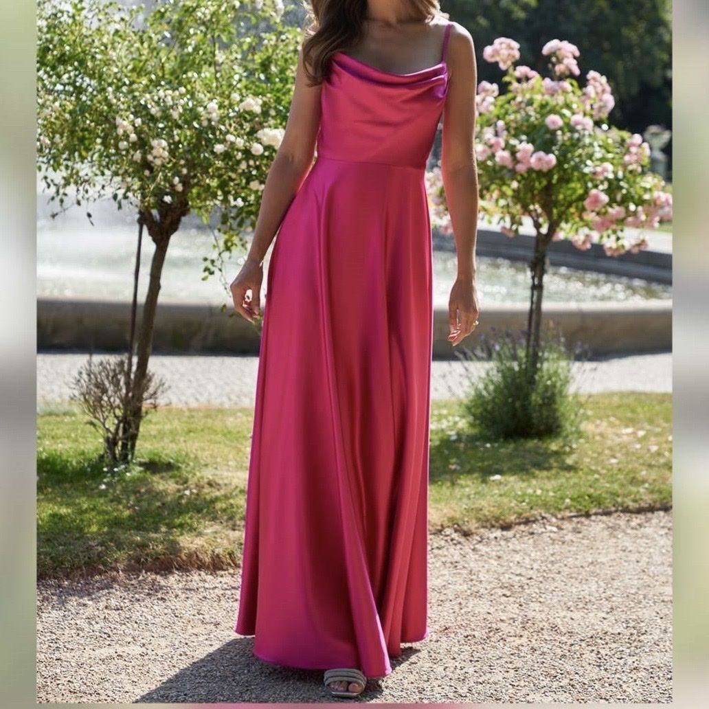 Vestiti: Abendkleid lang Pink Grösse 34 NEU  – Nuovo e nell'imballaggio originale da Schlatt ZH venduto da INVA00