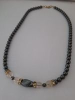 Hämatit Kette mit Kristall