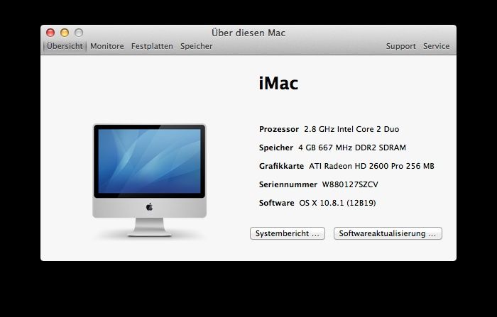 Apple PCs: iMac 24" - 2.8GHz Intel Core 2 Duo – D'occasion à Arni AG par Fairline 6