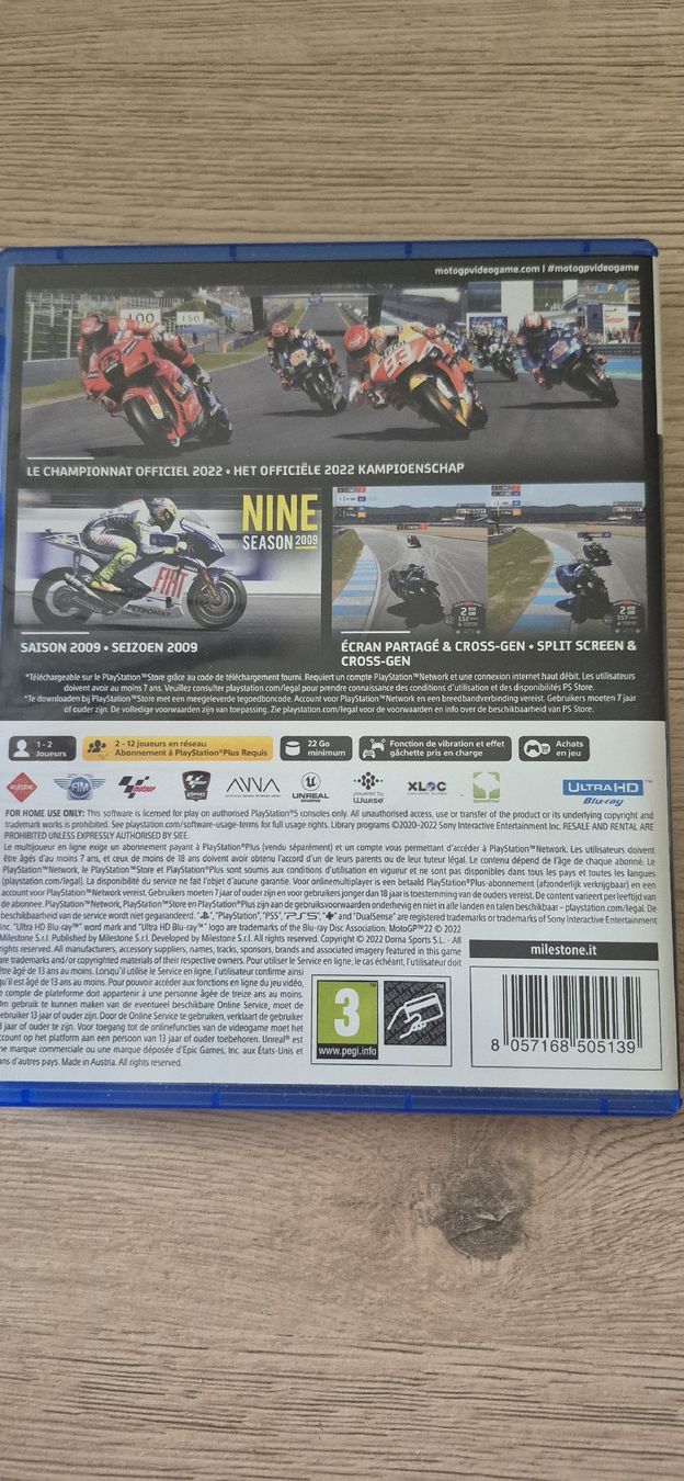 Giochi: Moto GP 22 - PS5 – Usato da Thônex venduto da Sebabastien 1