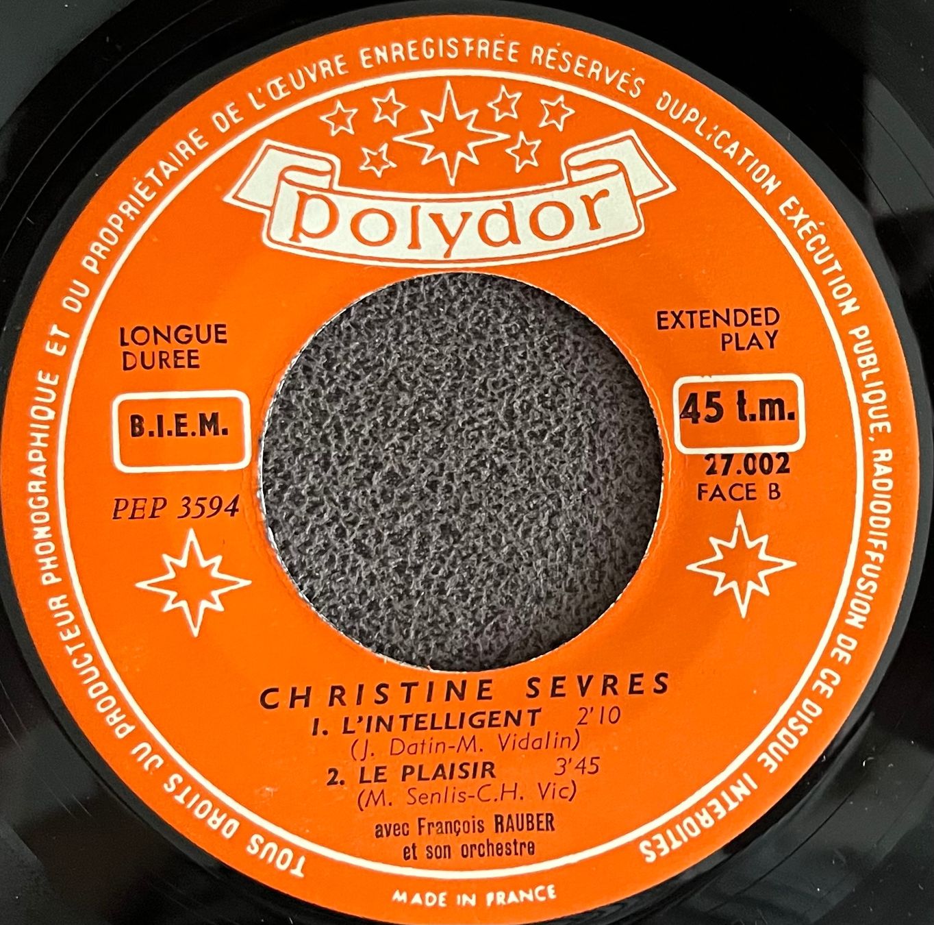 Vinyles: CHRISTINE SÈVRES - LES NOMADES – D'occasion à Bussigny par vinyl-pas-cher 3