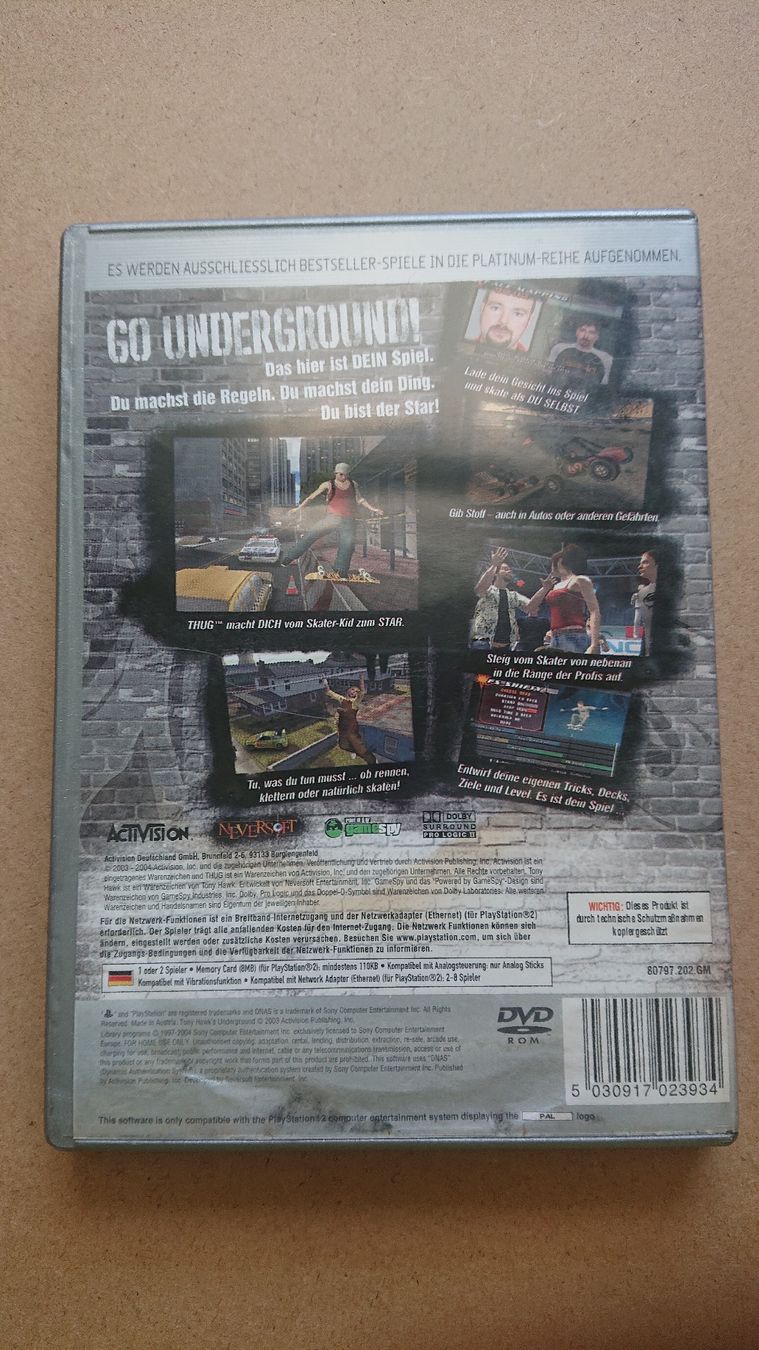 Giochi: Tony Hawk's Underground PS2 - – Usato da Chur venduto da FreakofRarity 1
