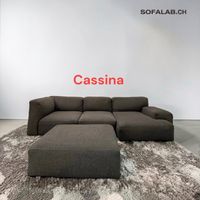 Cassina Mex Cube Grau Sofa von Piero Lissoni