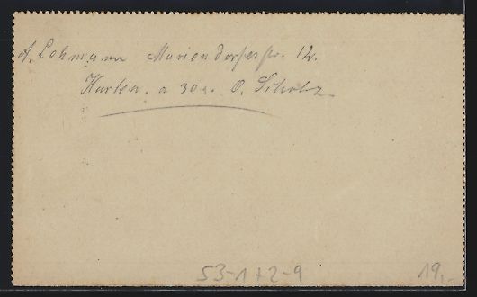Cartoline postali: Vorläufer-AK Berlin, 1892, Ganzsache de – Usato da Berlin venduto da bartko-reher 1