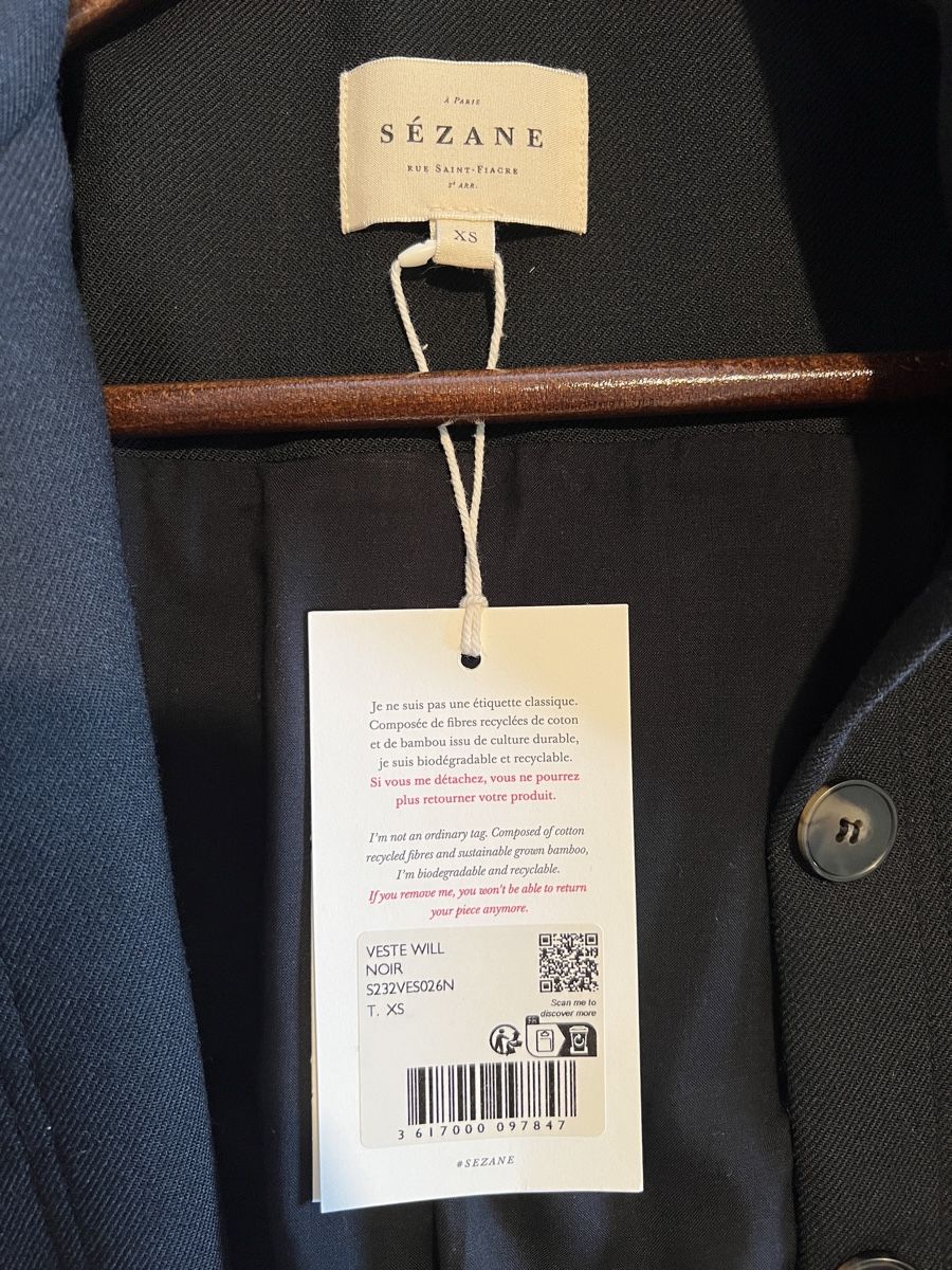 Sezane Vestes: Sezane Will jacket XS (new) – Neuf avec emballage d'origine à Birsfelden par  3