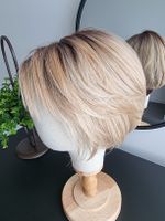 Neue Monofilament Perücke. Klebefrei