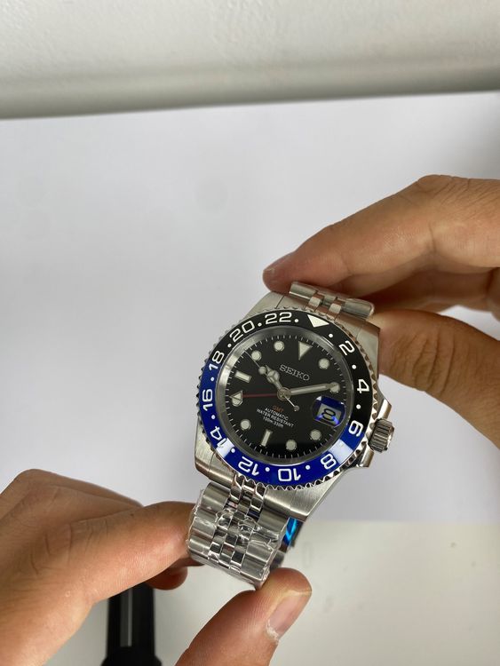 Seiko GMT Master 2 Batman Seiko NH34GMT NEU Kaufen auf Ricardo