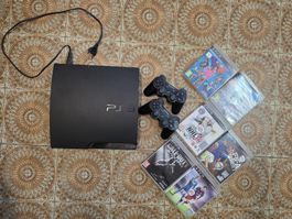 Sony Playstation 3 avec 6 jeux et 2 manettes