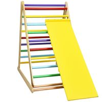 Kletterdreieck Klappbar mit Leiter Holz