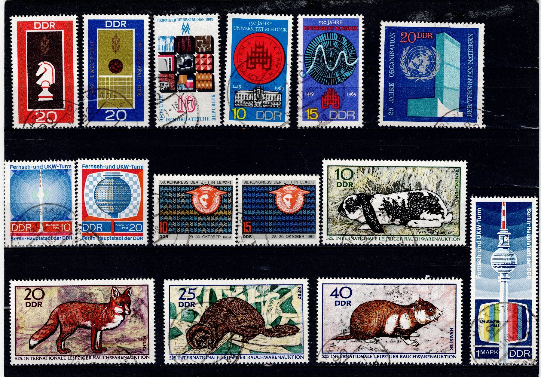 Tutti i francobolli: Briefmarken 42x DDR 12 – Usato da Tenniken venduto da mik_6mxg