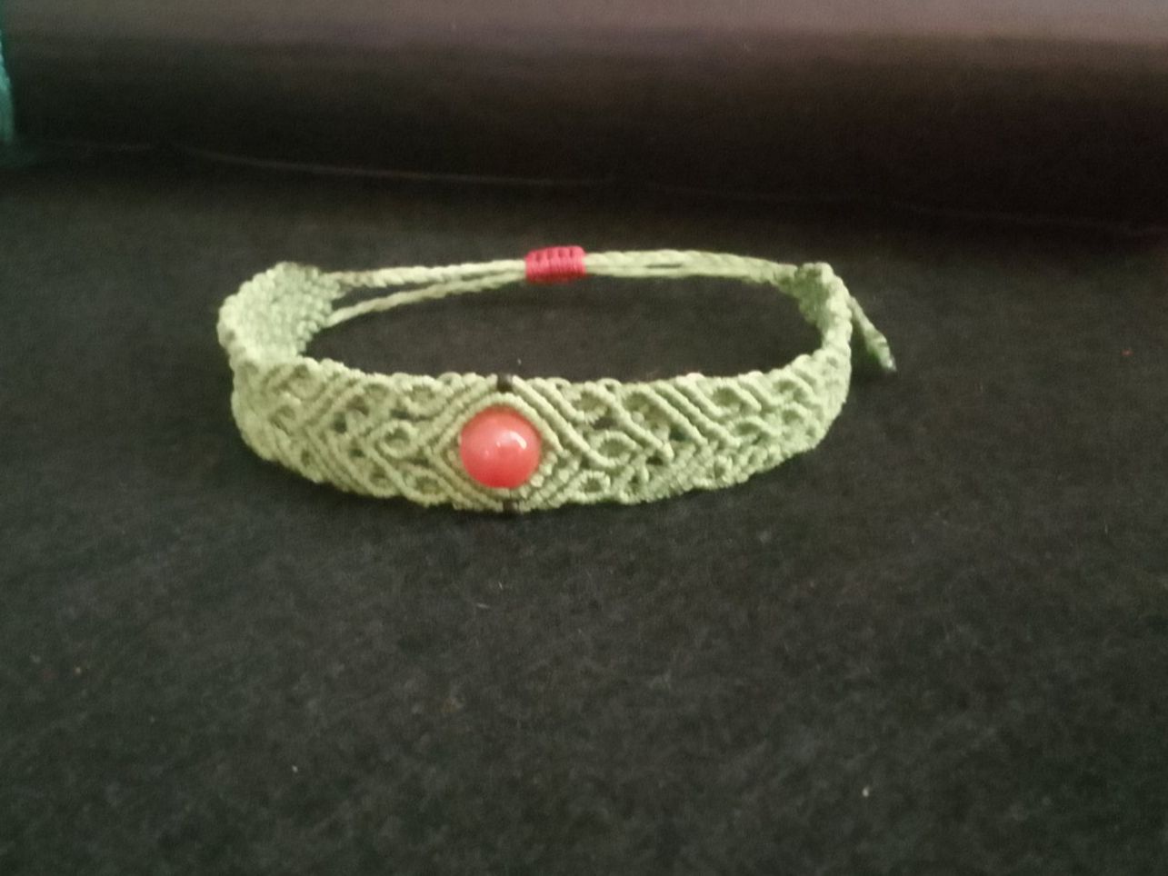 Bracciali & Braccialetti: handgemachtes Makramee Armband mit Karneol – Nuovo (secondo la descrizione) da Pfäffikon ZH venduto da Emporos_42 2