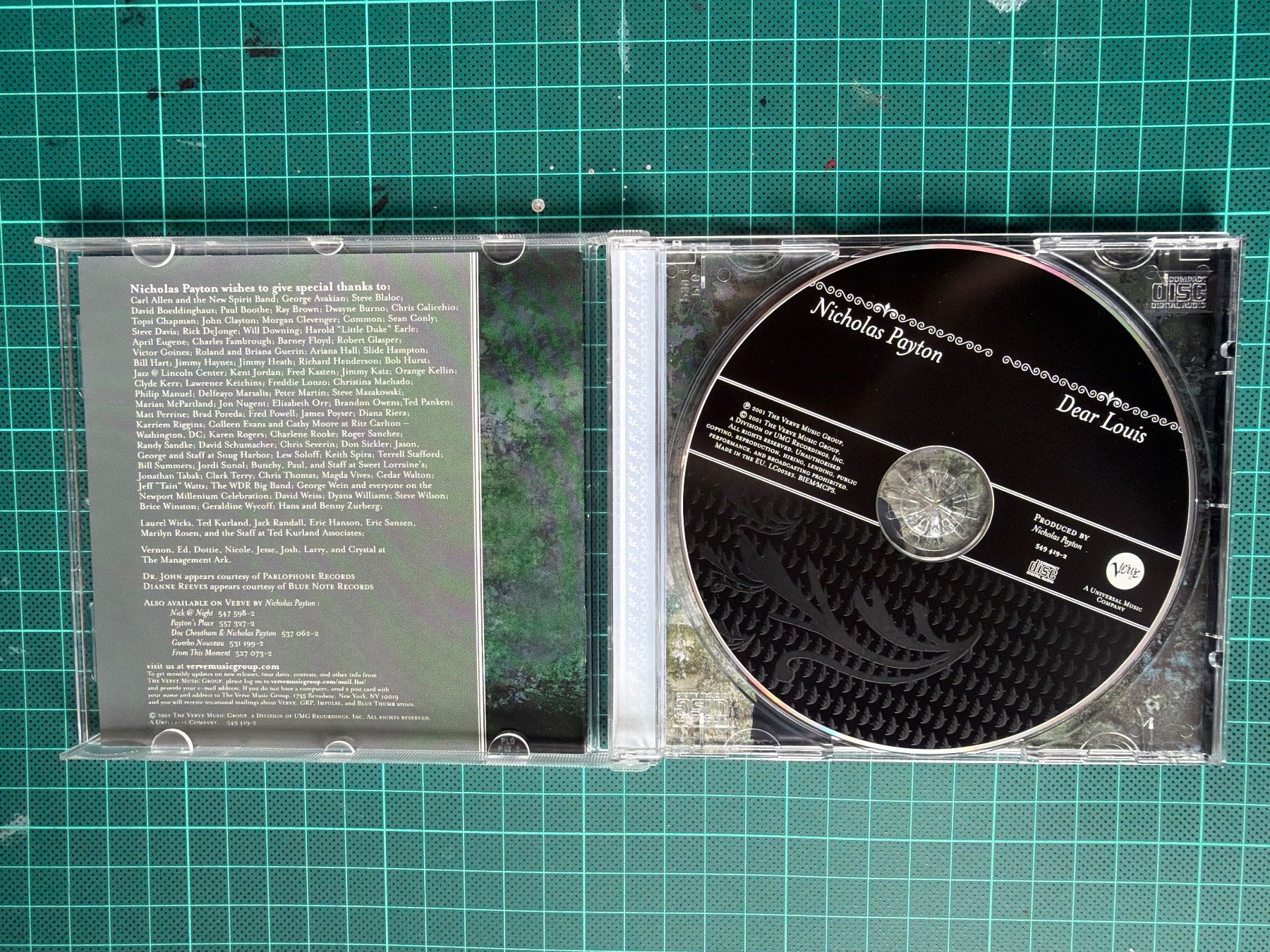 CD: Nicholas Payton – Dear Louis – Usato da Zürich venduto da Max_Lindenbaum 1